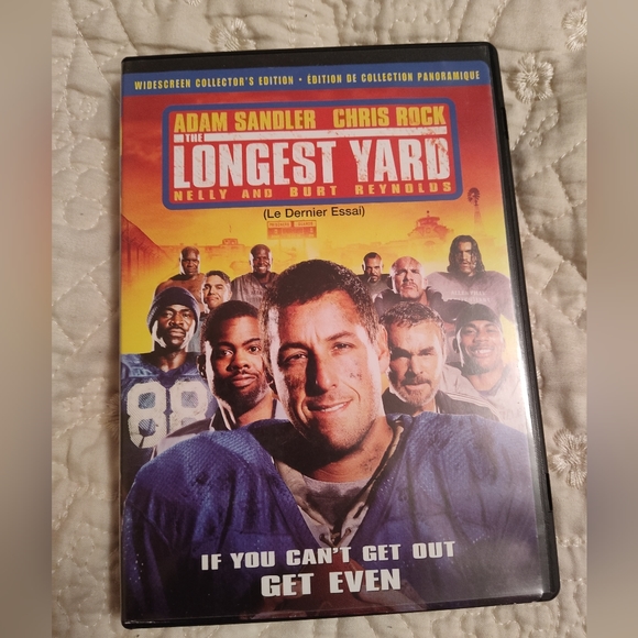 DVD sale...3 for $15... Longest yard with Adam Sandler - Picture 1 of 3